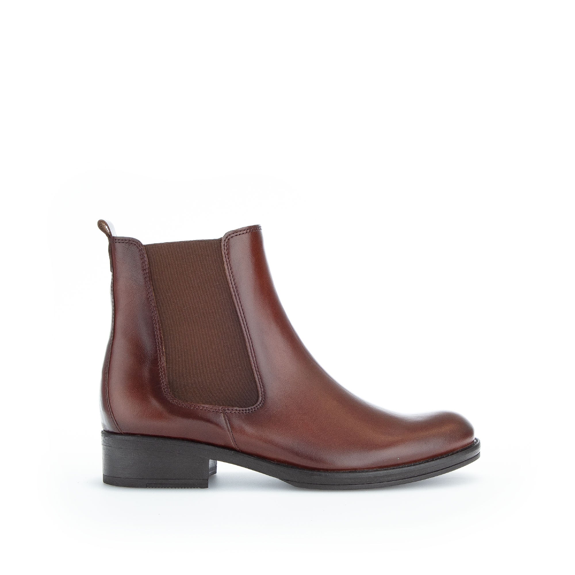 Bottines cognac en cuir 91.600/24T2.5