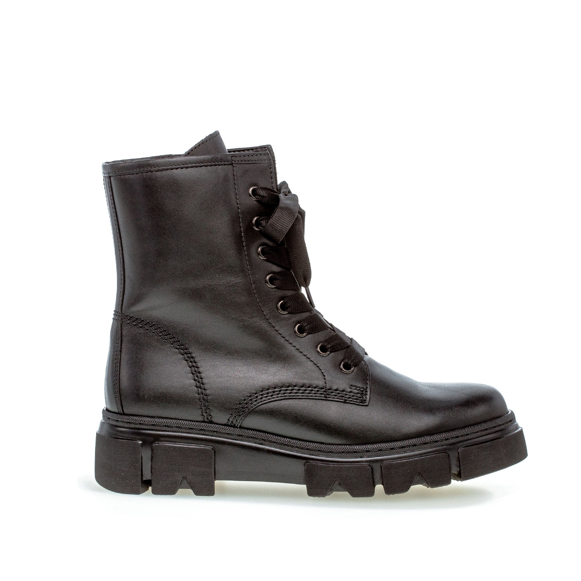 Bottines noires en cuir 91.730/27T2.5