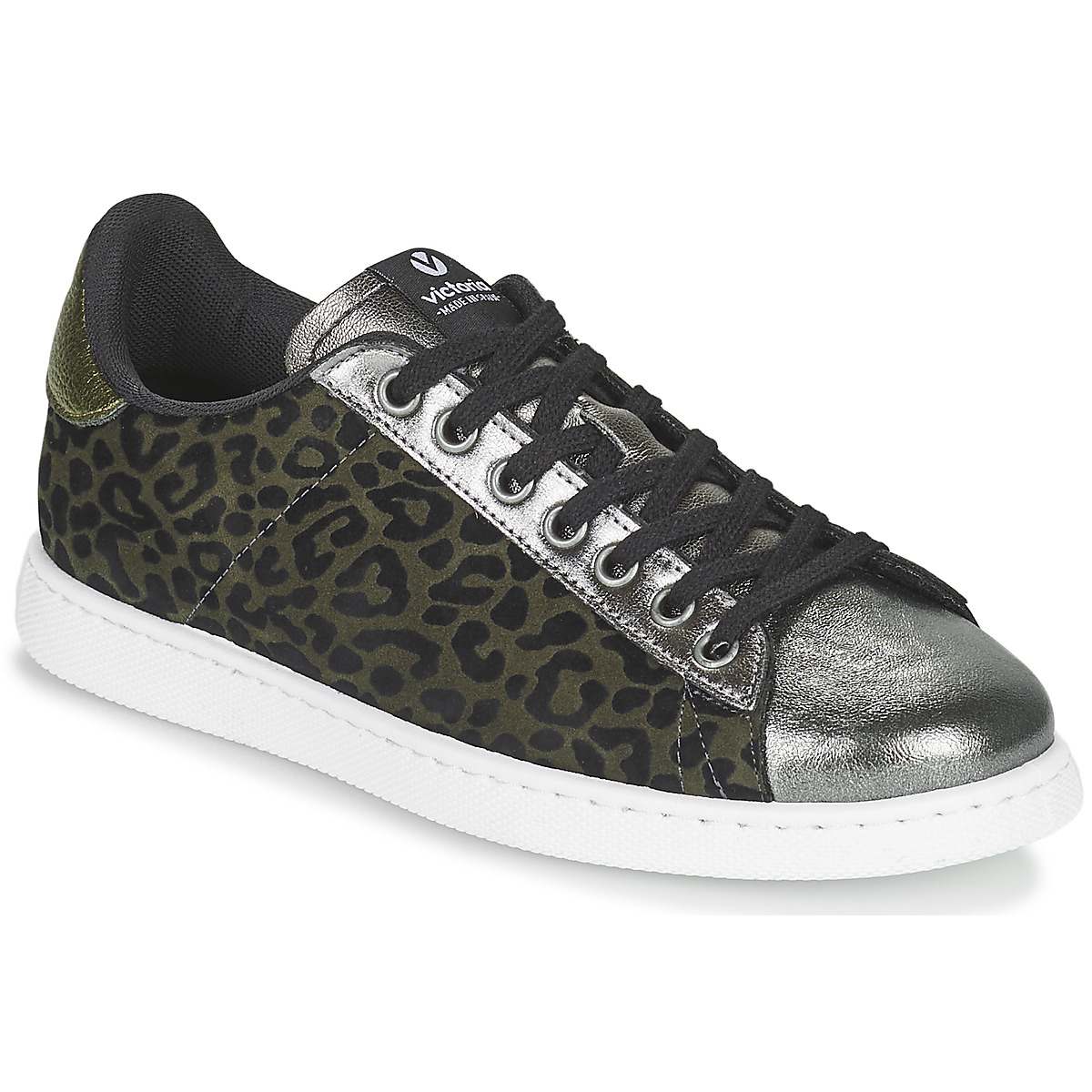 Victoria – TENIS LEOPARDO – Kaki