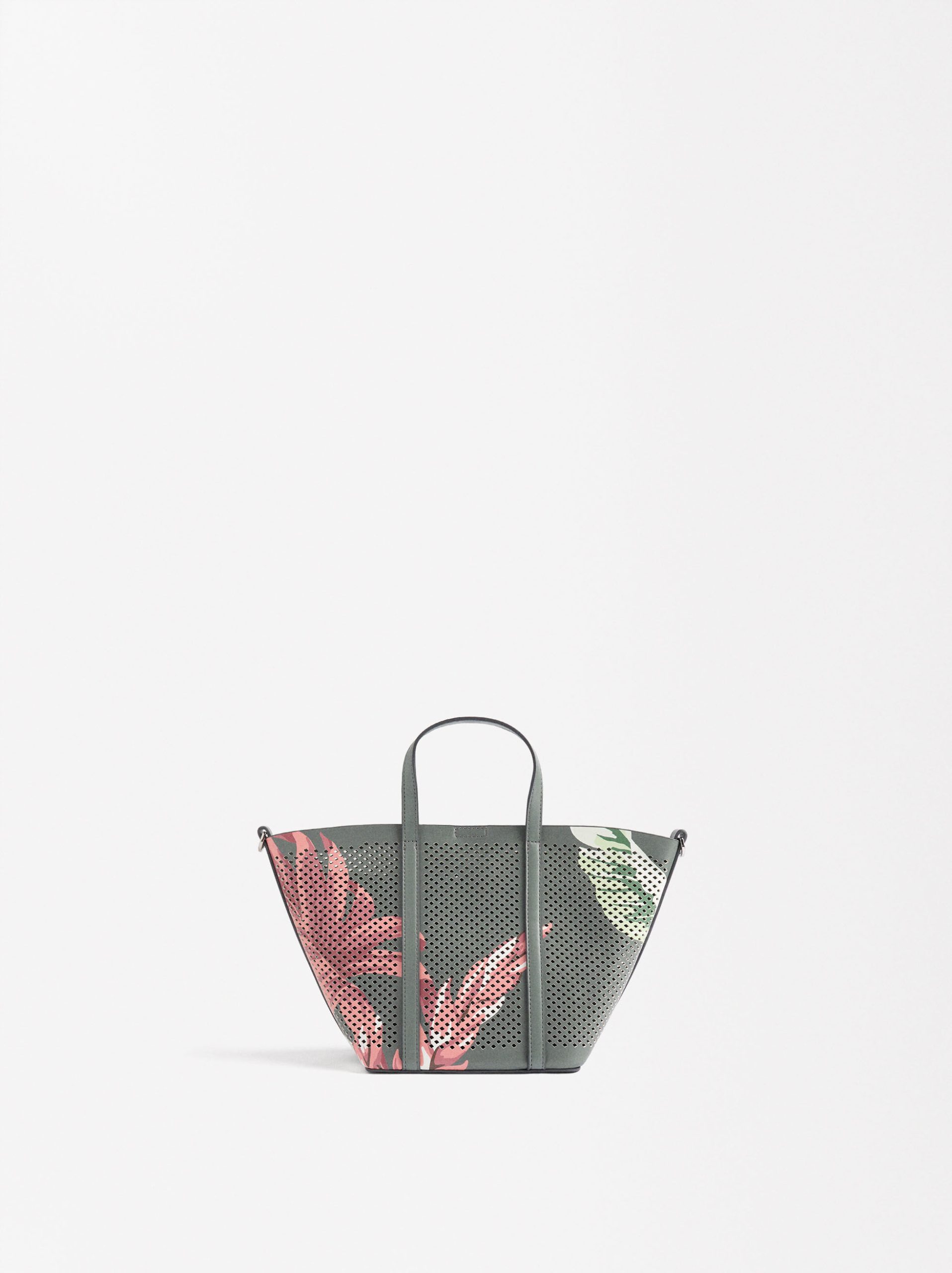 Sac fourre-tout imprimé floral 228659_GY_VG