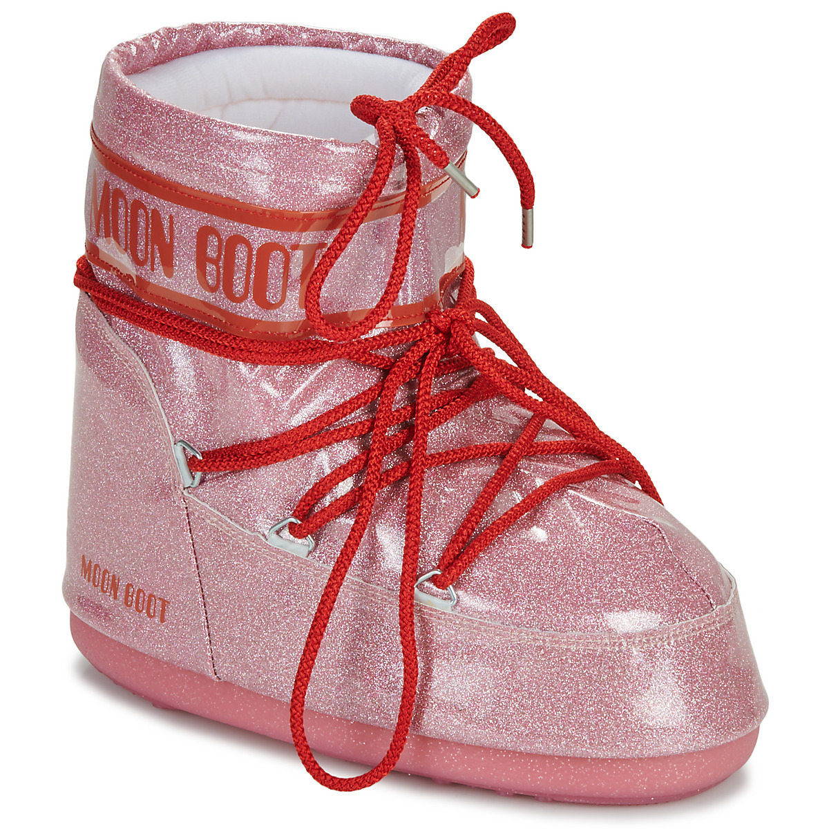 Moon Boot – MB ICON LOW GLITTER – Rose / Rouge