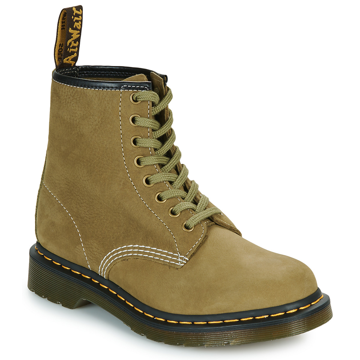 Dr. Martens – 1460 MUTED OLIVE NUBUCK – Kaki