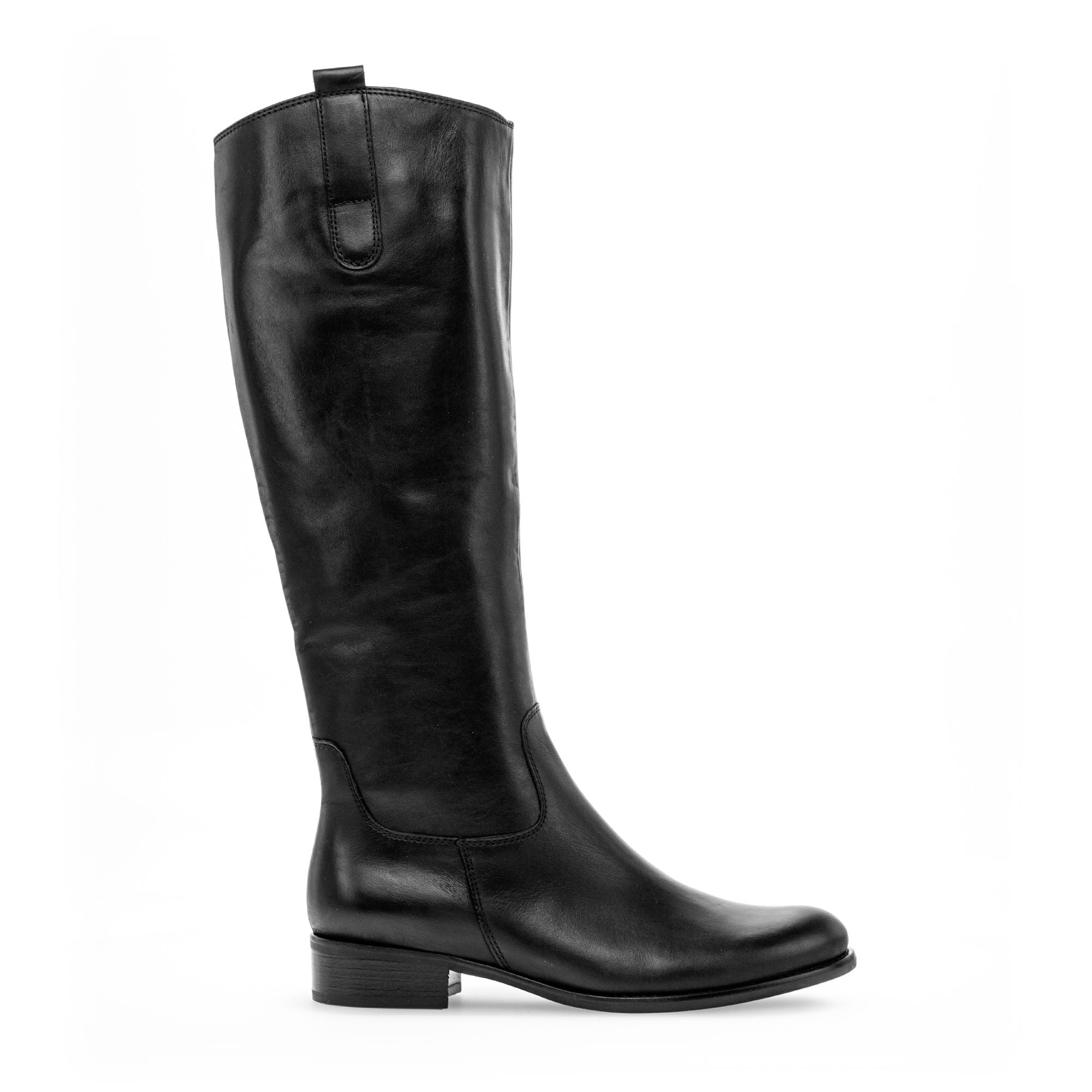 Bottes noires en cuir 91.649/27T2.5