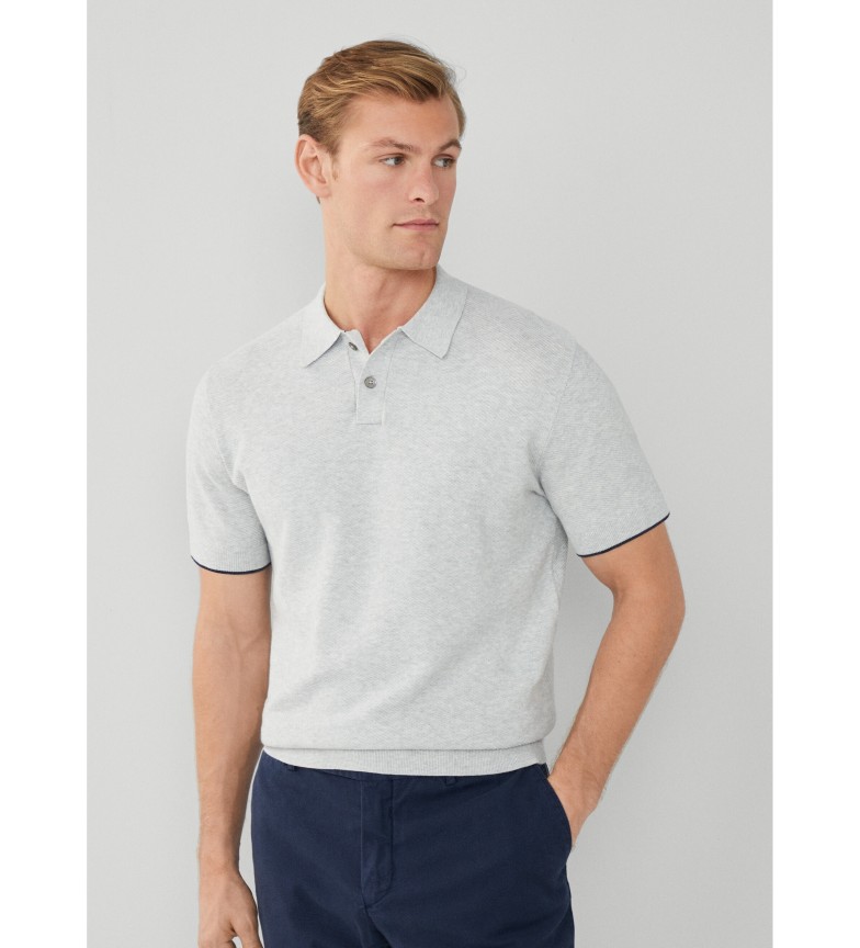 POLO SS DIAGONAL ST GRIS 3190167