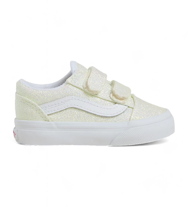 TD OLD SKOOL V BASKETS EN CUIR BLANC 3191552