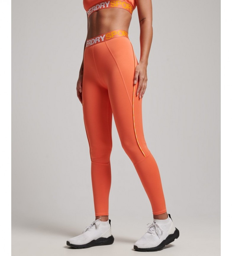 LEGGINGS MOULANTS ELASTIQUE TRAIN ORANGE 3200994