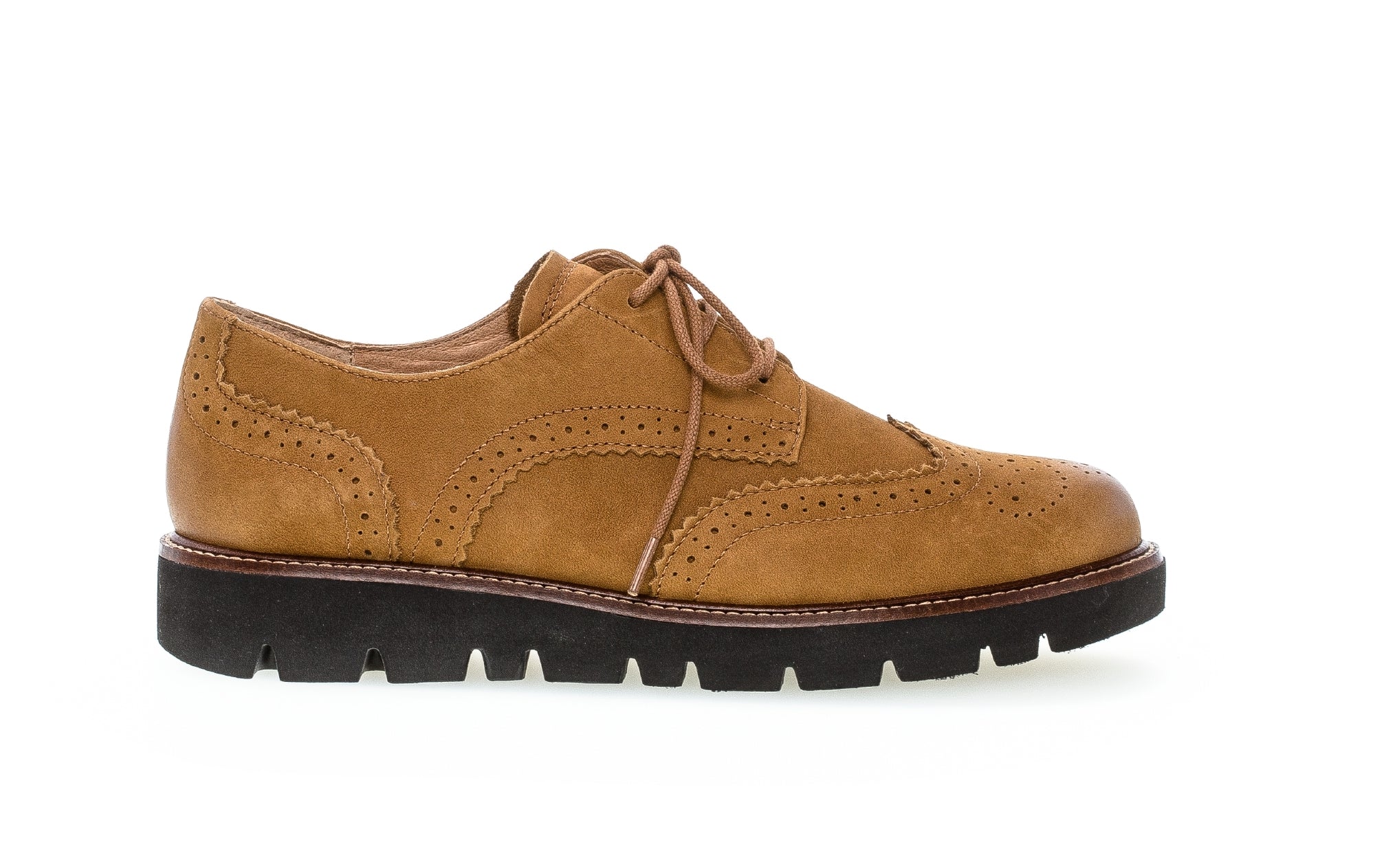 Derbies cognac à enfiler 52.568/43T2.5