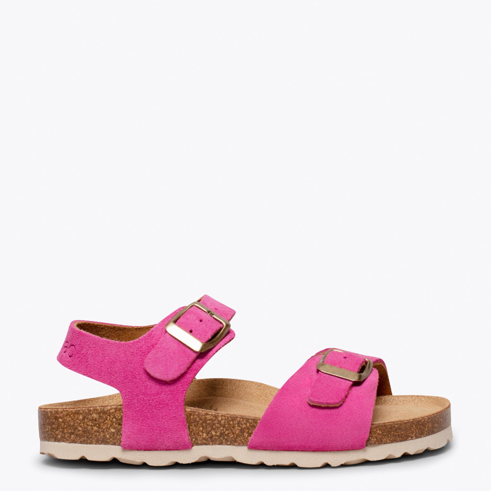 GLACE – Sandales fille FUCHSIA BIO avec boucle