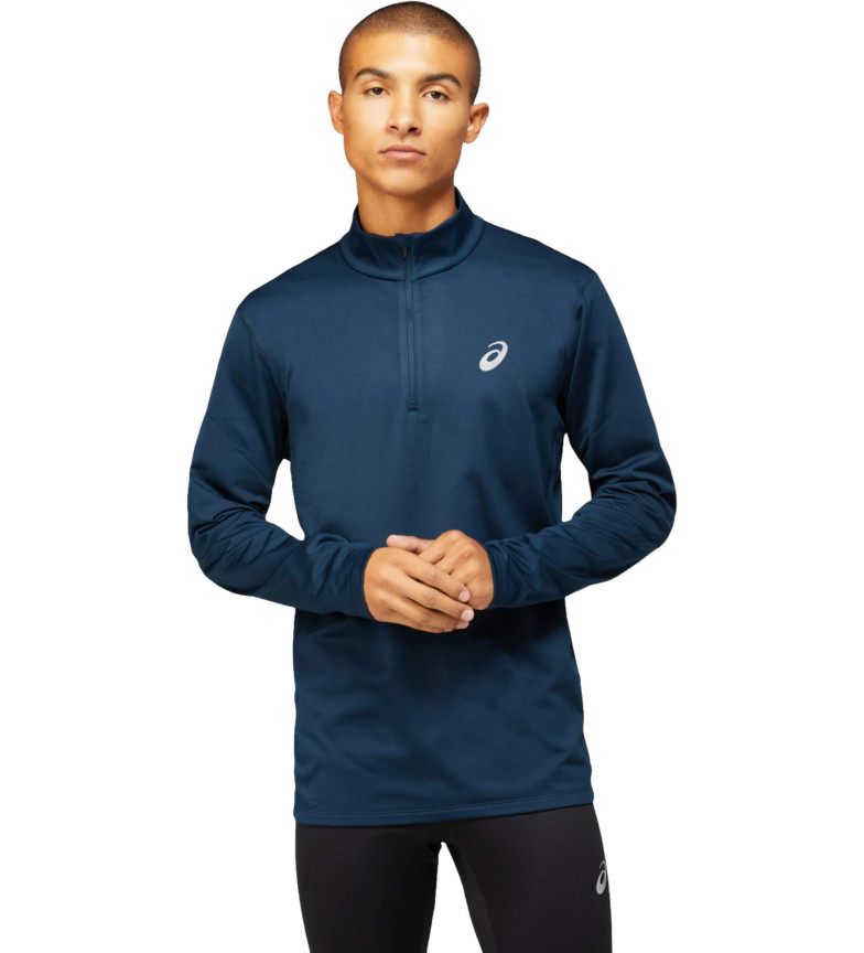 T-SHIRT CORE LS 1/2 ZIP BLEU 3143249