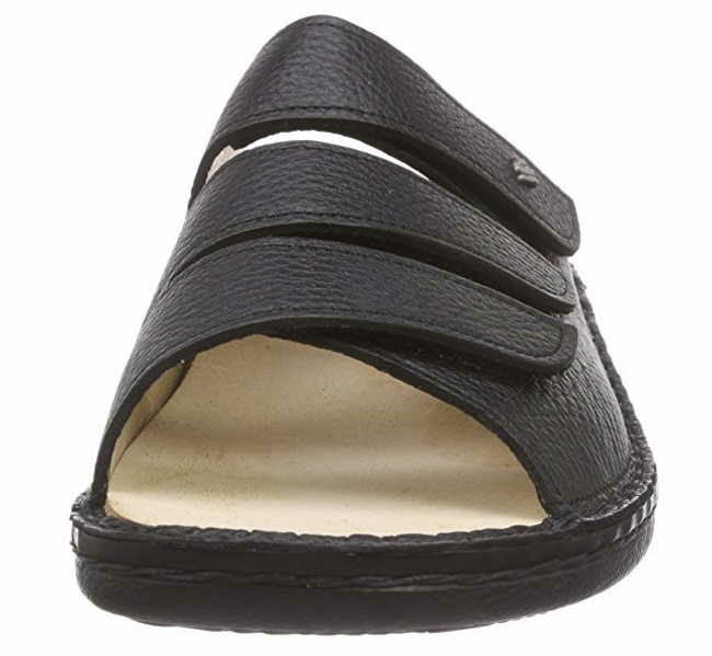 Finn Comfort Claquettes Korfu schwarz Bison 178-00-00001