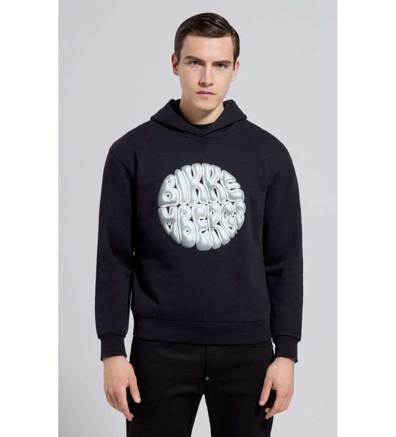 SWEATSHIRT AVEC ILLUSTRATION NOIRE 3196367