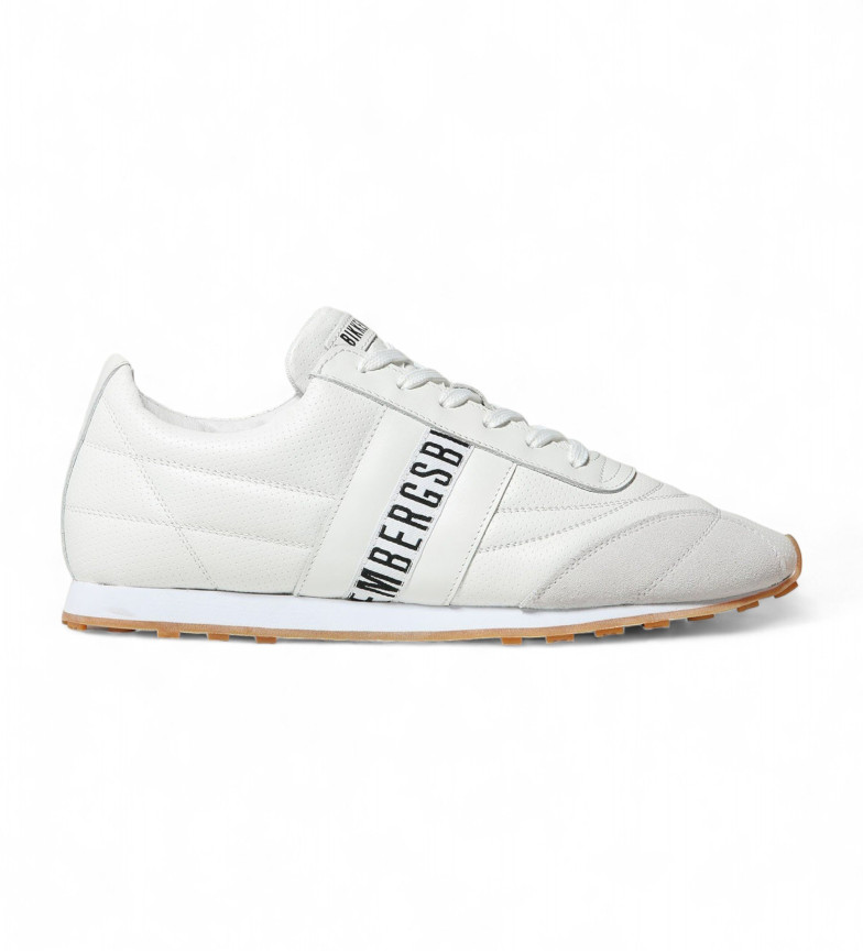 BASKETS EN CUIR FOOTBALL BLANC 3198710