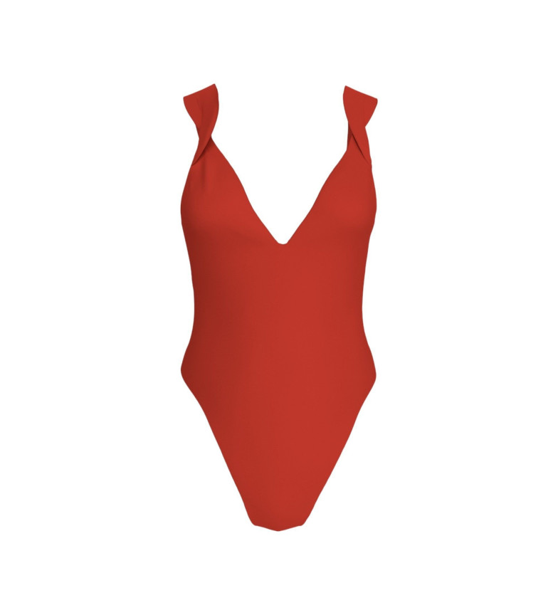 MAILLOT DE BAIN STRUCTURÉ TWIST ROUGE 3139068