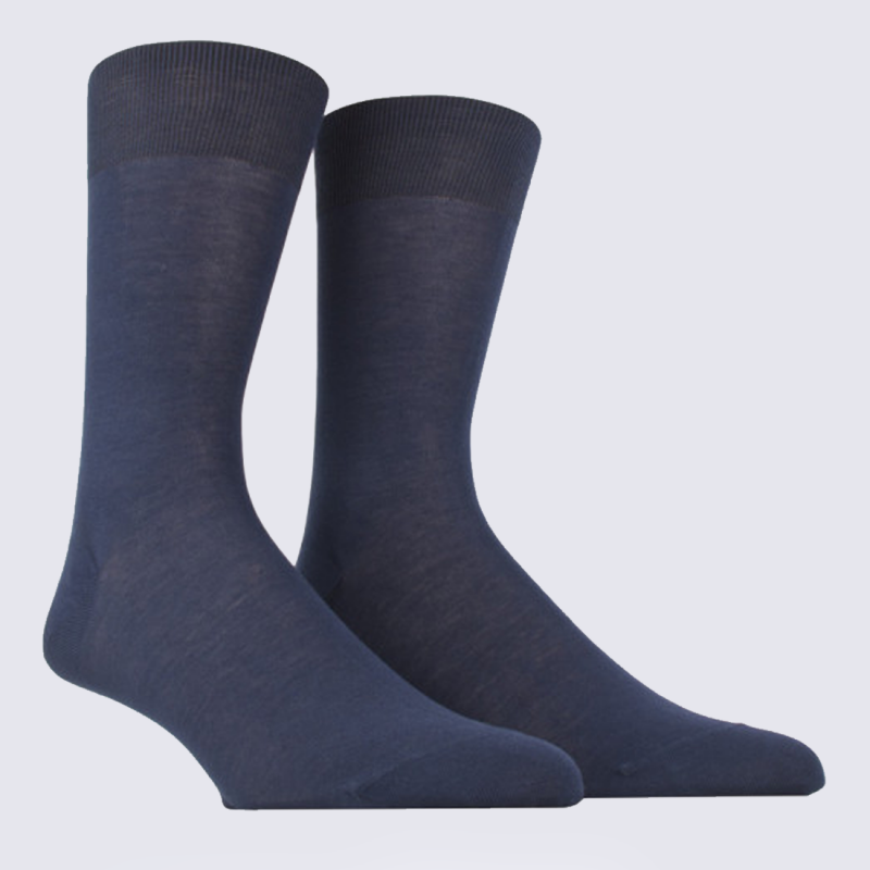 Chaussettes Doré Doré, chaussettes homme en coton pur fil d’Ecosse matelot