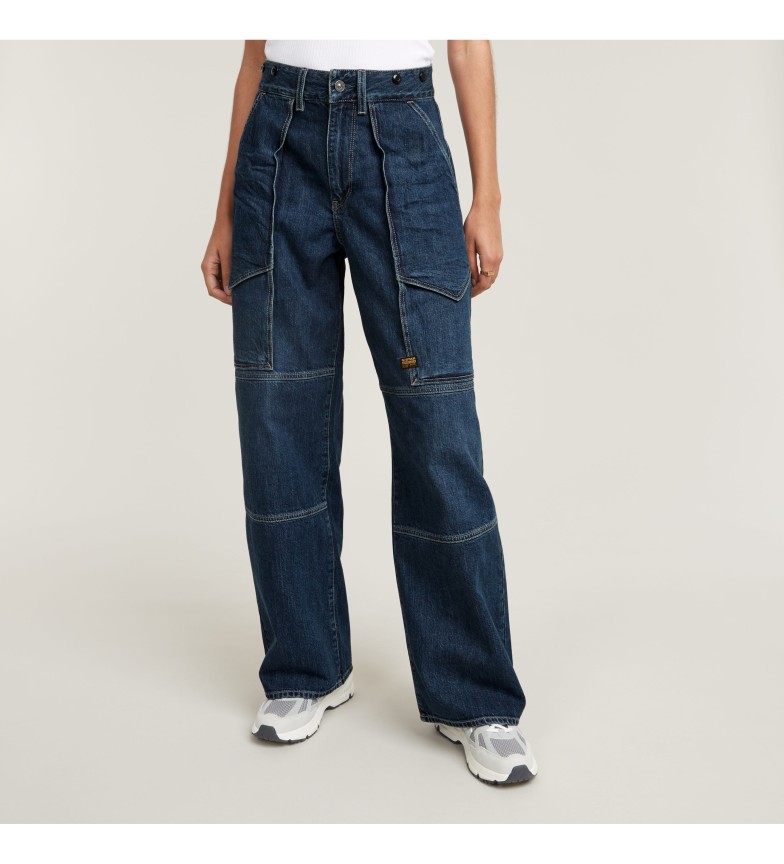 JEANS BARREL UTILITY HIGH LOOSE BLUE 3156303