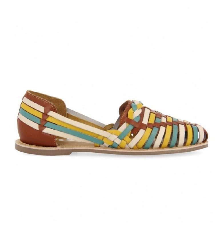 BALLERINES EN CUIR MULTICOLORES KLONDIKE 2691281