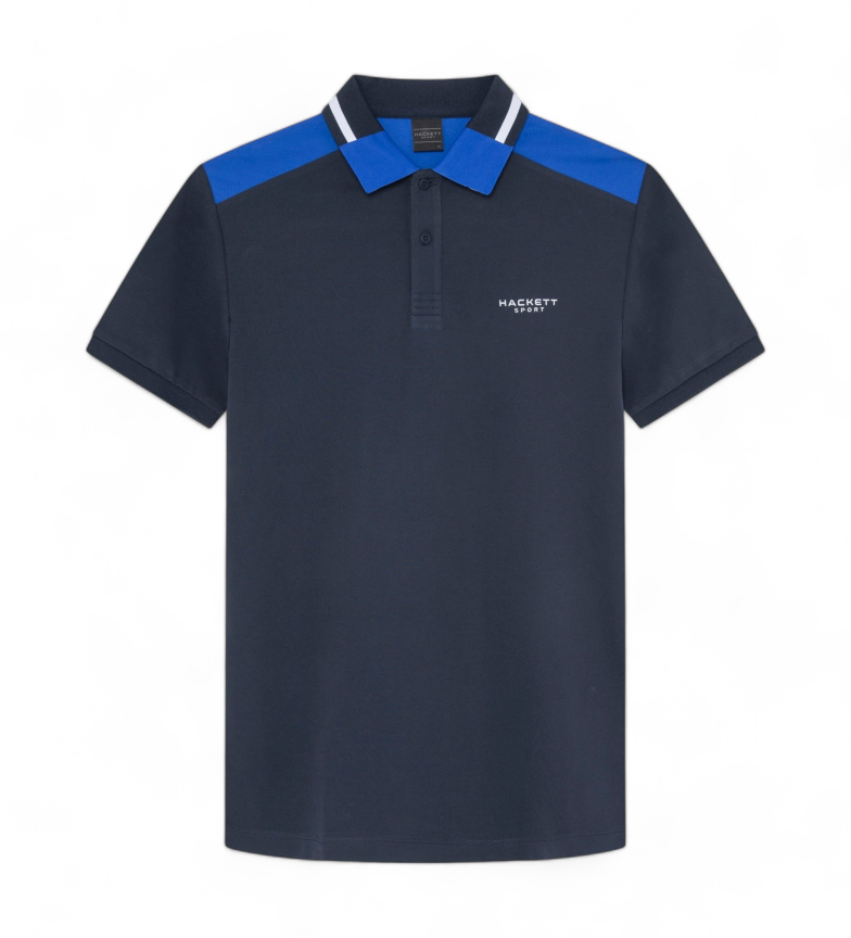 POLO HS COLOUR BLOCK NAVY 3187093