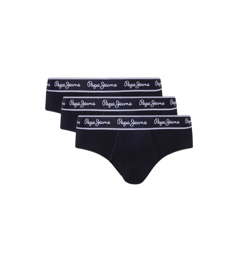 3 PACKS DE SLIPS CLASSIQUES NOIR 3033896