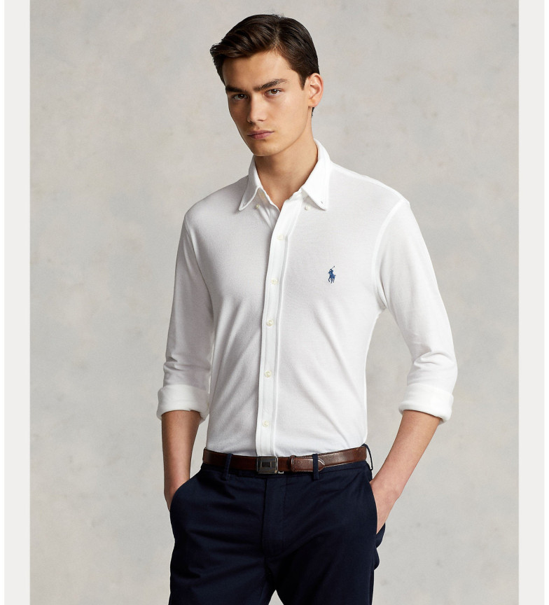 CHEMISE PIQUÉE ULTRALÉGÈRE BLANCHE 3023840