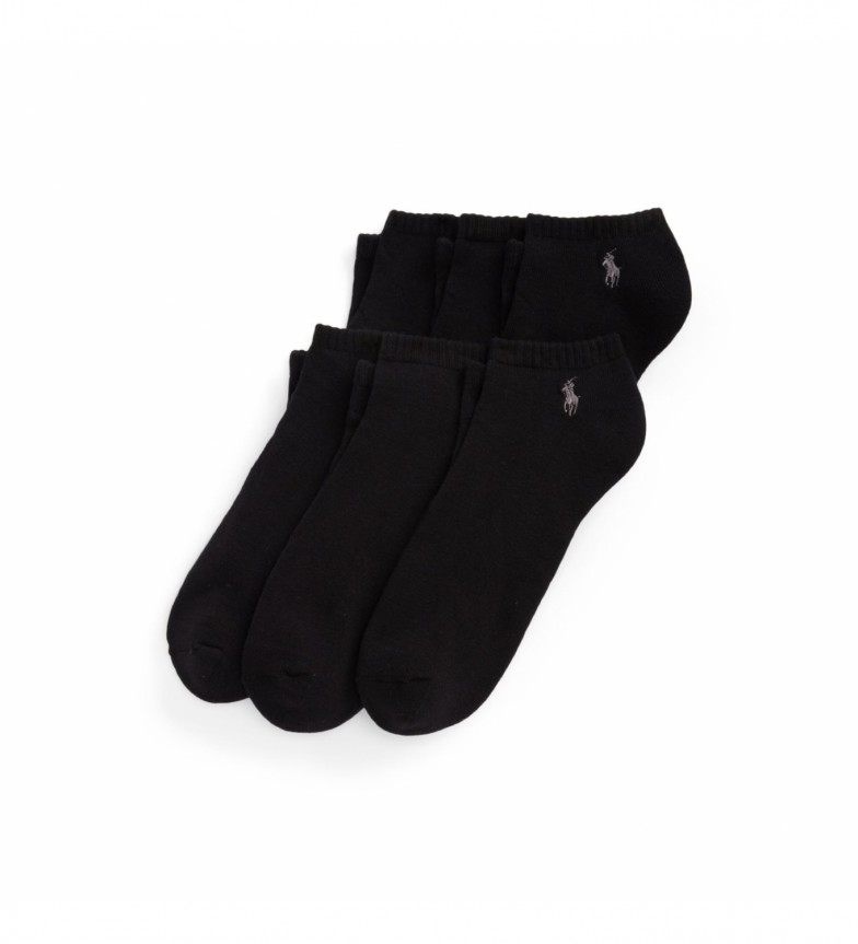 PACK DE 6 PAIRES DE CHAUSSETTES BASSES NOIRES 3040715