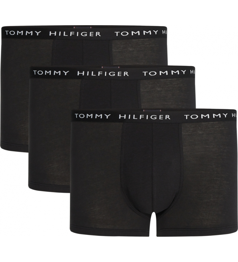 3 PAQUETS DE BOXERS LOGO TRUNK ESSENTIALS NOIR 1340710