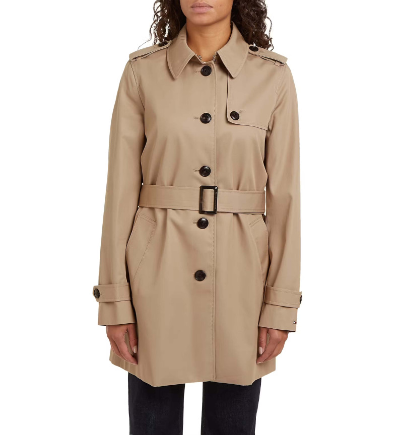 TRENCH-COAT BEIGE À SIMPLE BOUTONNAGE 3198234